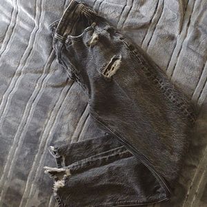 AE V Crossover Mom Jeans 0